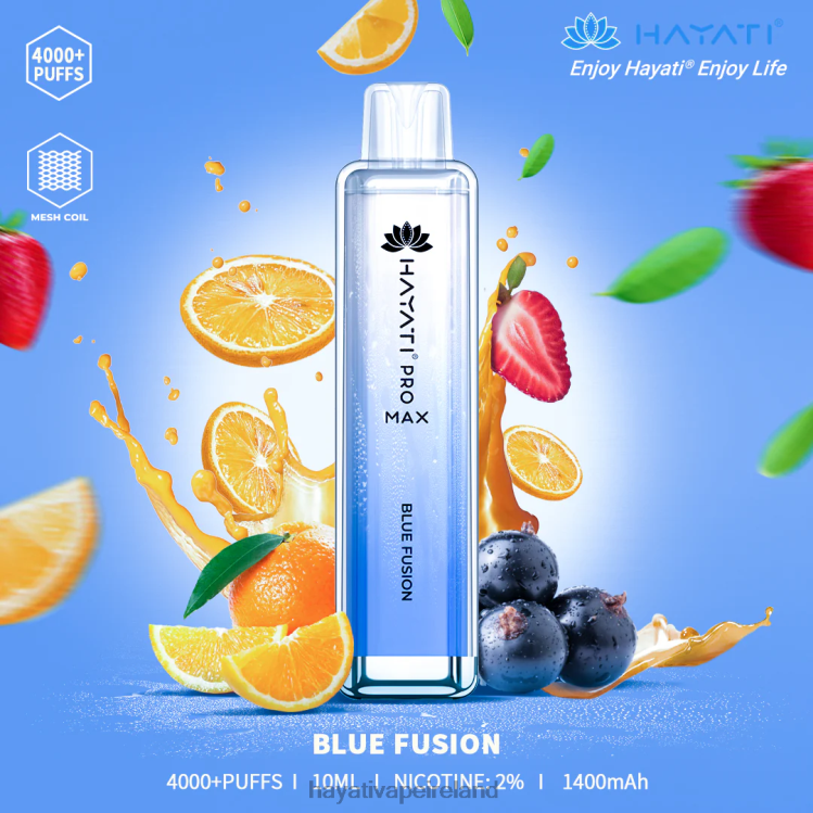 Hayati Dublin | Hayati Pro Max Disposable Blue Fusion FD08293