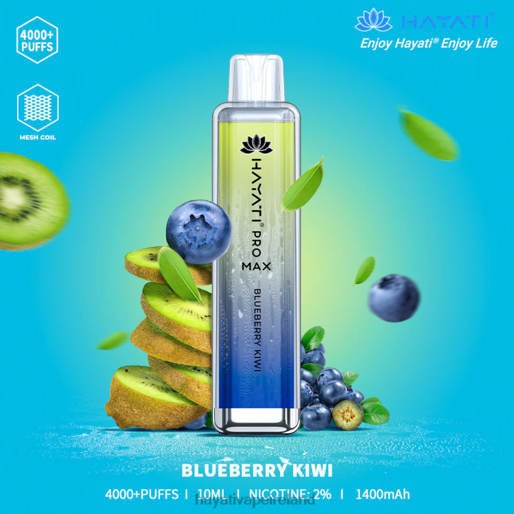 Hayati Flavours Ireland | Hayati Pro Max Disposable Blueberry Kiwi FD08298