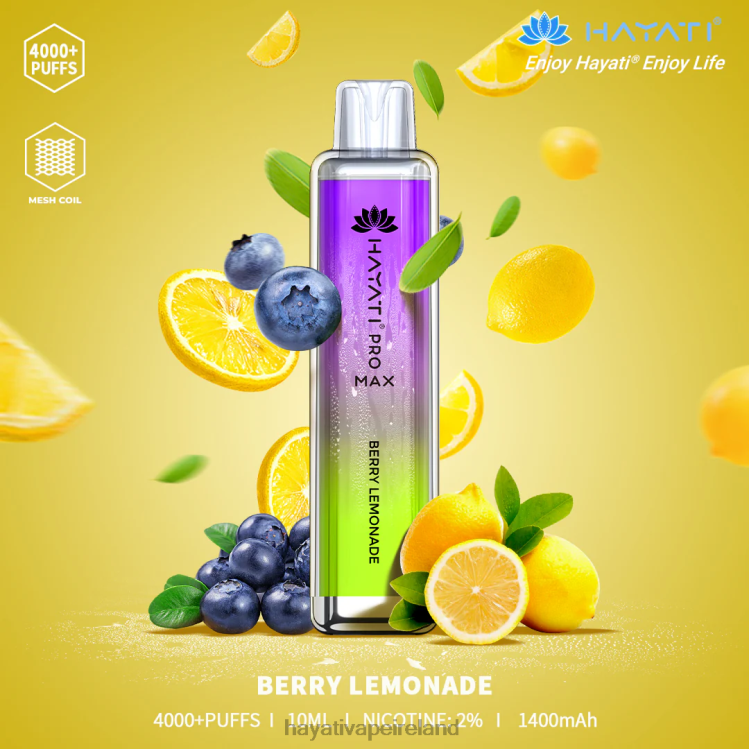 Hayati Ireland | Hayati Pro Max Disposable Berry Lemonade FD08291
