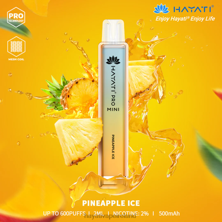 Hayati Price Ireland | Hayati Pro Mini Disposable Pineapple Ice FD08217