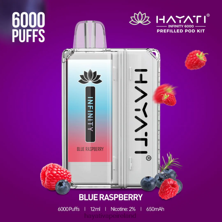 Hayati Vape Flavours | Hayati Infinity 6000 Pod Kits Blue Raspberry FD082144