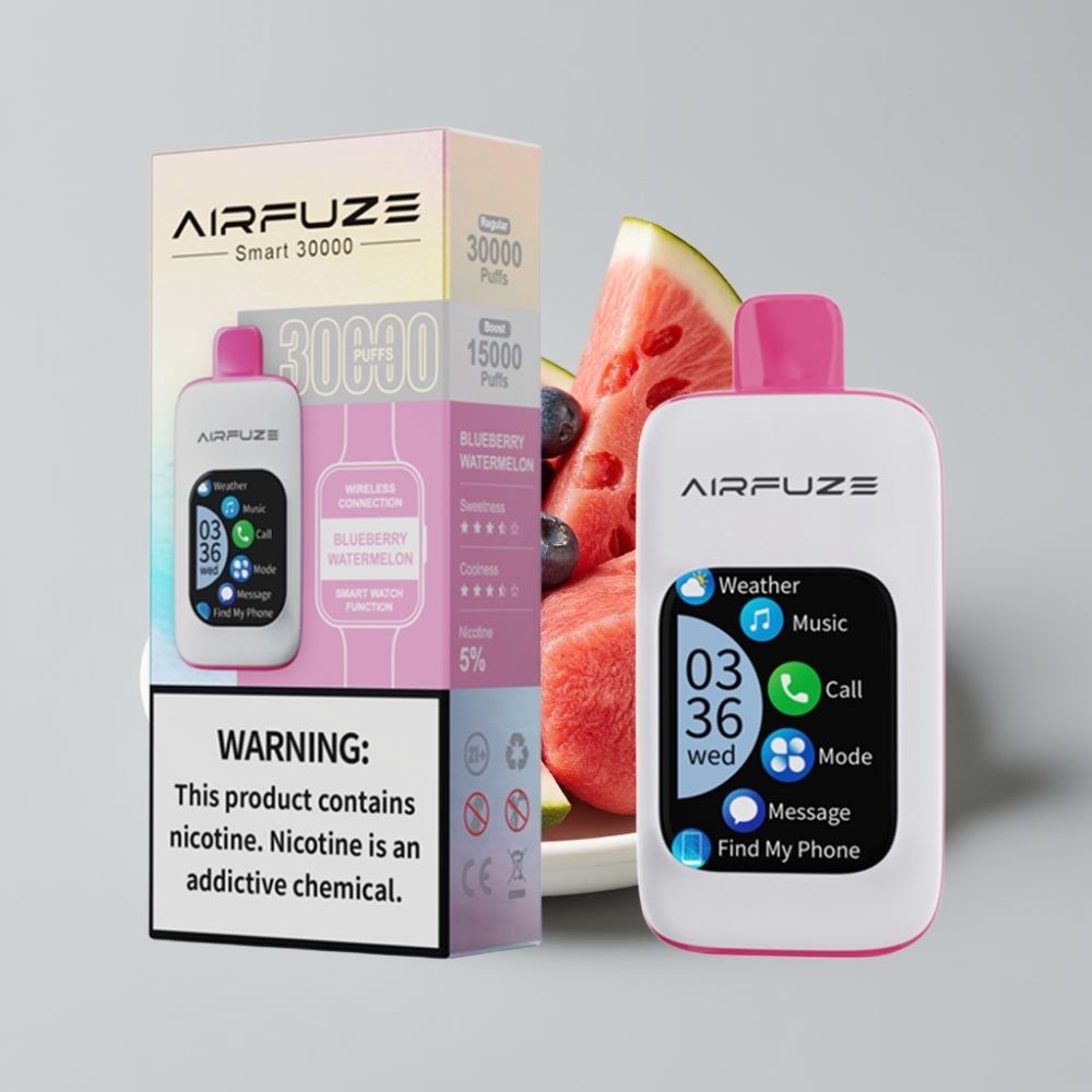 AirFuze Smart 30000 Puffs Disposable Vape Blueberry Watermelon with Touch Screen
