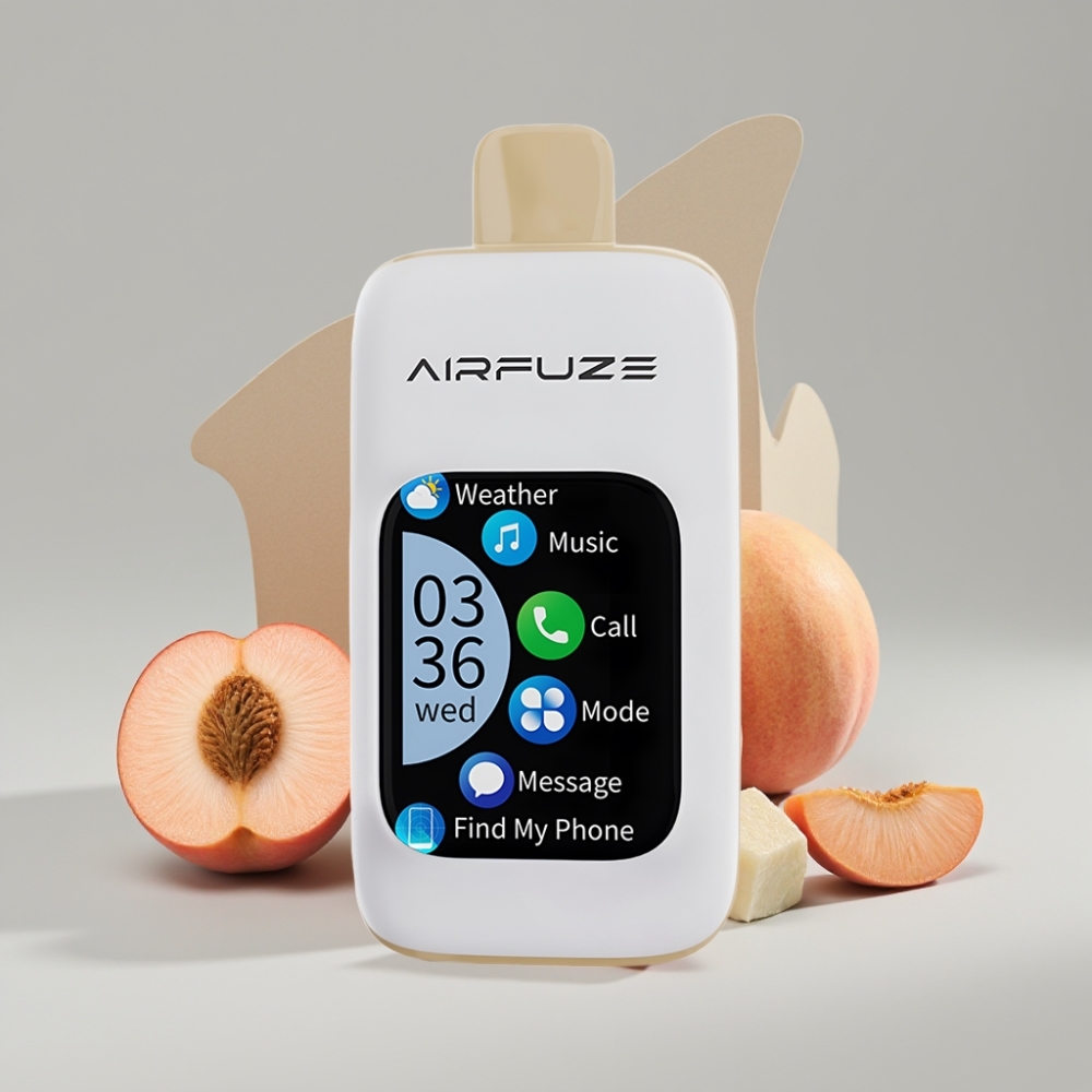 AirFuze Smart 30000 Puffs Disposable Vape Juicy Peach with Touch Screen