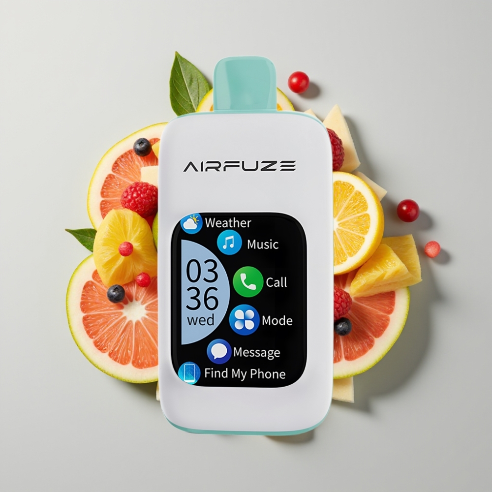 AirFuze Smart 30000 Puffs Disposable Vape Rainbow Fruit Burst with 2.01" TFT Touch Screen