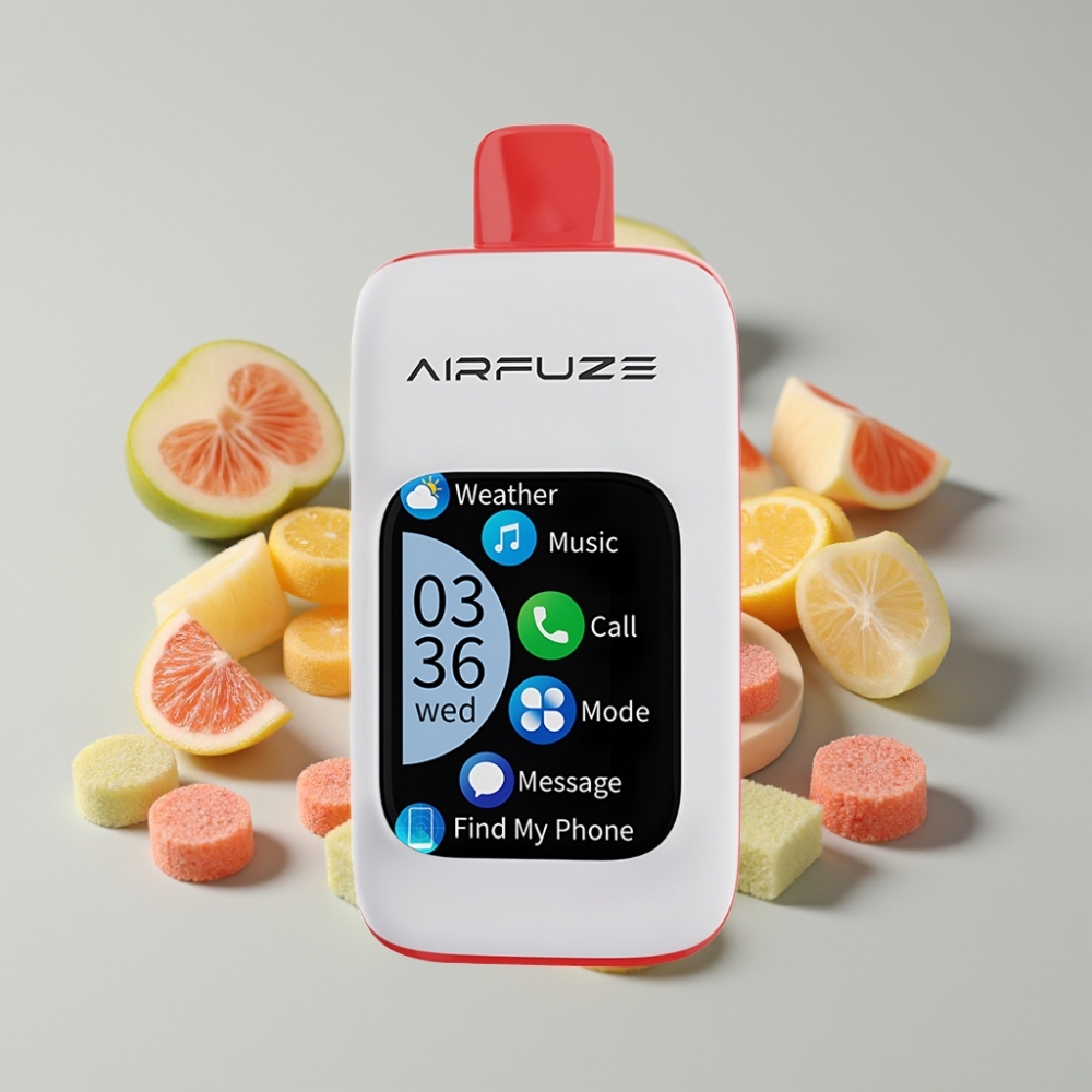 AirFuze Smart 30000 Puffs Disposable Vape Sour Lush Gummy with Touch Screen