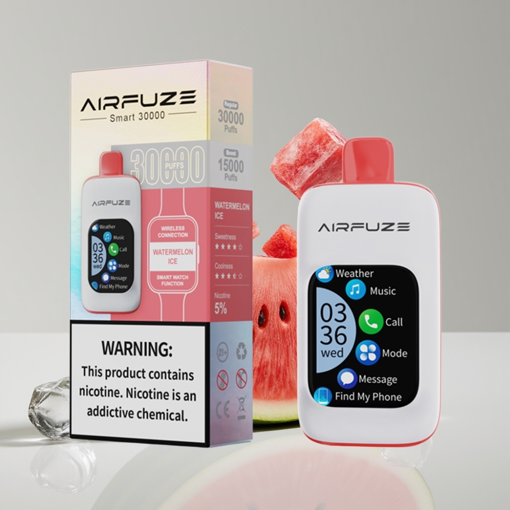 AirFuze Smart 30000 Puffs Touch Screen Disposable Vape Watermelon Ice