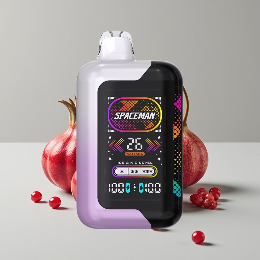 SMOK SPACEMAN SP40000 Zero Nicotine Disposable Vape Cherry Pomegranate 20ml 1000mAh