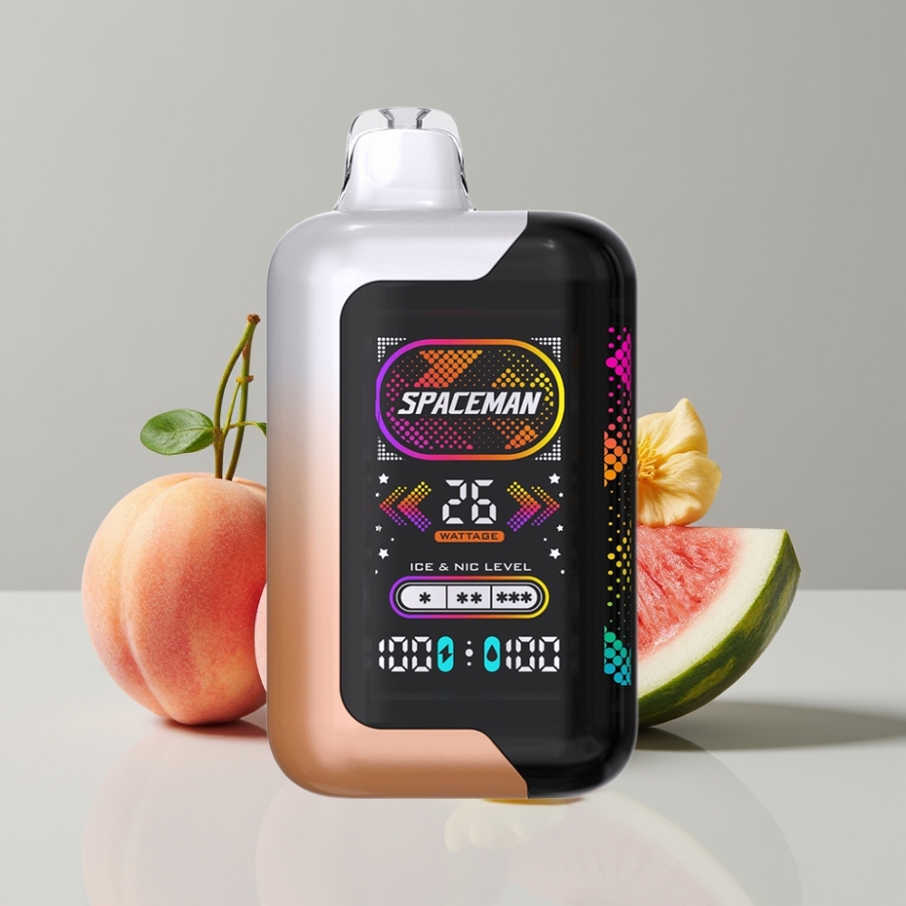 SMOK Spaceman SP40000 Zero Nicotine Disposable Juicy Peach Watermelon 20mL 1000mAh