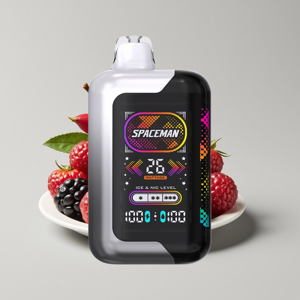 SMOK Spaceman SP40000 Zero Nicotine Disposable Vape Blackberry Razz 20ml 1000mAh